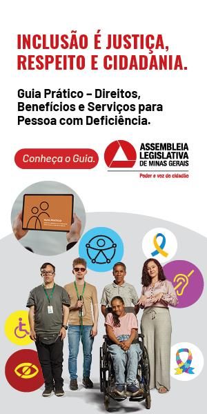 Banner Assembleia Legislativa de Minas Gerais Guia PCDs
