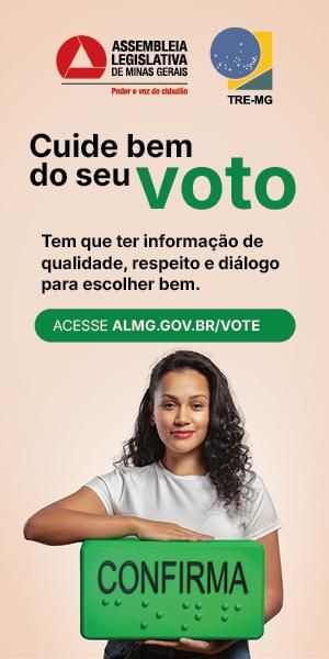 Banner Assembleia Legislativa de Minas Gerais Cuide bem do seu voto